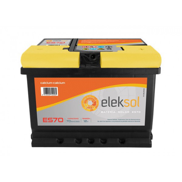 Batería solar ELEKSOL ES260 12V - 260Ah /C100- Fusión Energía Solar